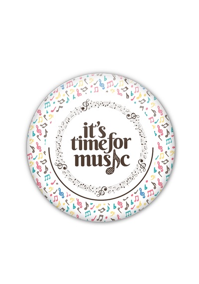 Cam Kesme Tahtası - Cam Kesme Tablası Music Time Çap32cm