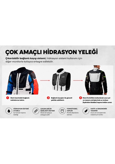 Ls2 Breakout Mont Gri-mavi-kırmızı Mavi - Kırmızı