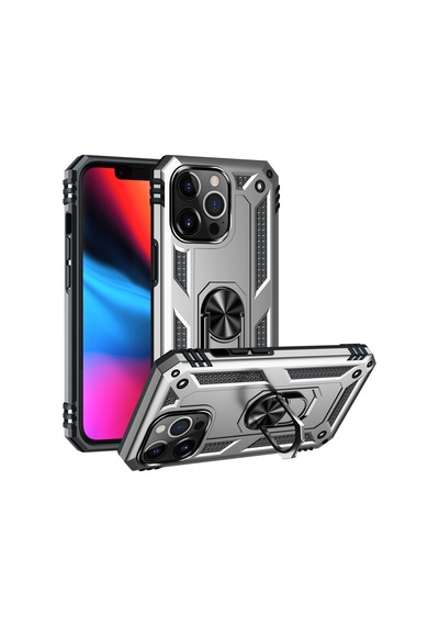 Apple Uyumlu iPhone 13 Pro Kilif Yüzüklü Zirh Tank Vega 511151122