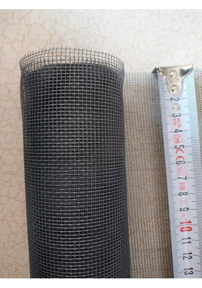 100X200 Cm Gri Fiber Sineklik + 10 Mt Beyaz Fitil