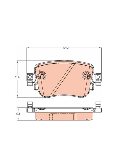 Fren - 160 - Balatası Arka Seat Leon 1.0 Tsi 15-, 1.2 Tsi 12-, 1.4 Tgi 13-, 1.4 Tsi 12-, 1.8 Tsi - Dpmıx-hb - 13-, 1.6-2. Fren Balatası