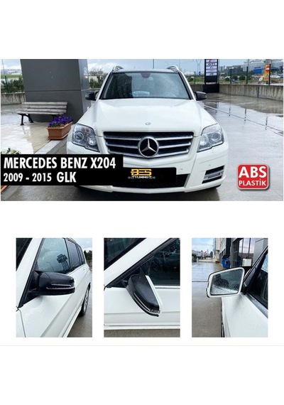 Mercedes GLK X204 Batman Yarasa Ayna Kapağı Piano Black / 2009-2015