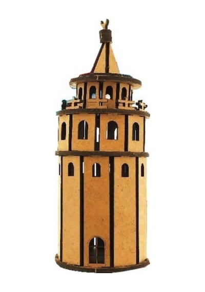 Galata Kulesi - 3D Ahşap Maket