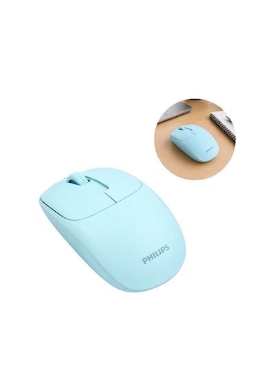 Philips Spk7398wj/38 1600 Dpı Sessiz Tıklama Mavi Kablosuz Ofis Mouse Diğer