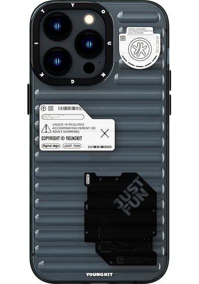 Apple Uyumlu iPhone 14 Pro Kılıf Şeffaf Renkli Tasarım Youngkit Fluorite Serisi