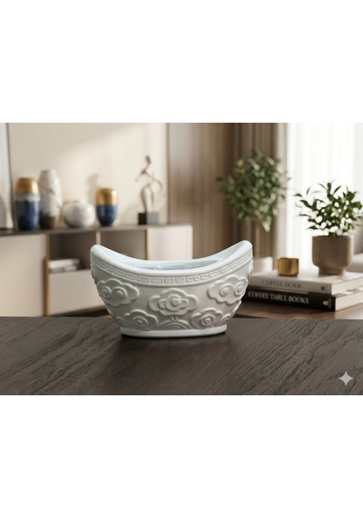 Feng Shui Motifli Bereket Kasesi Şans Ve Bolluk Enerji Kabı