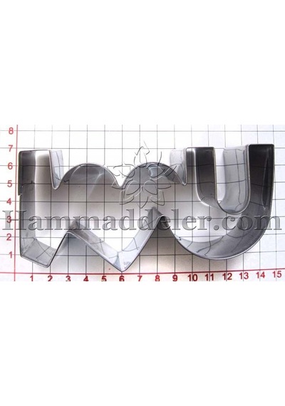 I Love You Kurabiye Kalıbı Diğer