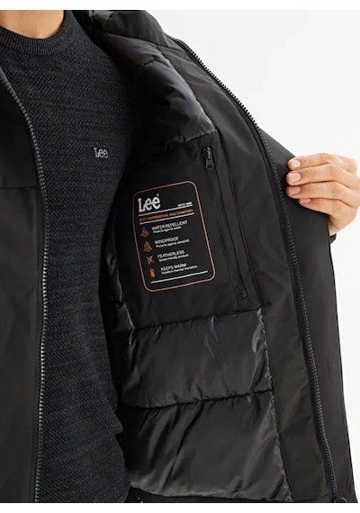 Lee Puffer Siyah Erkek Mont L2520258001 Siyah