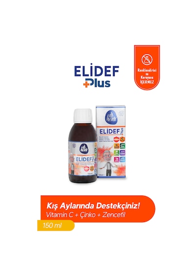 Dr. Henri Elidef Zencefil C Vitamini ve Çinko İçeren Takviye Edici Gıda 150 ML