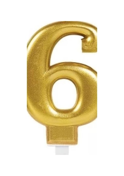 6 Rakam Mum Gold Renk Evimdeyokyok Altın