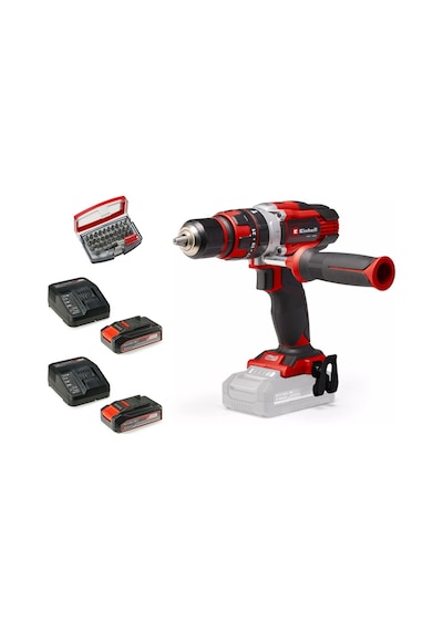 Einhell TE-CD 18/48 Li-ı Akülü Darbeli Vidalama + 2 X 2.5 Ah Akü + 32 Parça Uç Seti