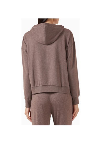 Vuori Halo Modern Hoodie, Dreamknit Rahat Ve Şık Günlük Sweatshirt Kahverengi
