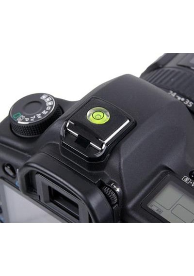 Dslr ve Slr için Su Terazili Hot Shoe (Flaş Kızağı) Kapağı