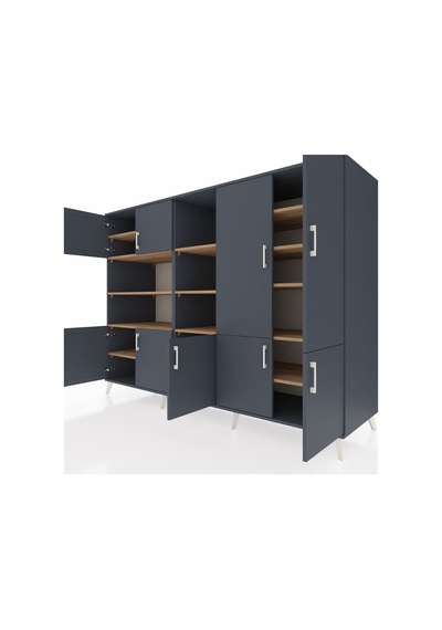 Kronos Dolap 14 Raflı 9 Kapaklı 220x59x163 Antrasit-antrasit/çam Antrasıt/atlas Çam - Antrasıt Kronos Dolap 14 Raflı 9 Kapaklı 220x59x163 Antrasit-antrasit/çam Antrasıt/atlas Çam - Antrasıt