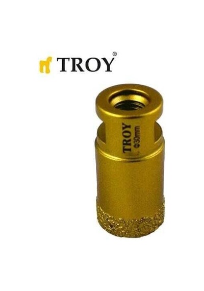 Troy 27450-30 Avuç Taşlamalar İçin Seramik Kuru Elmas Delici, 30mm
