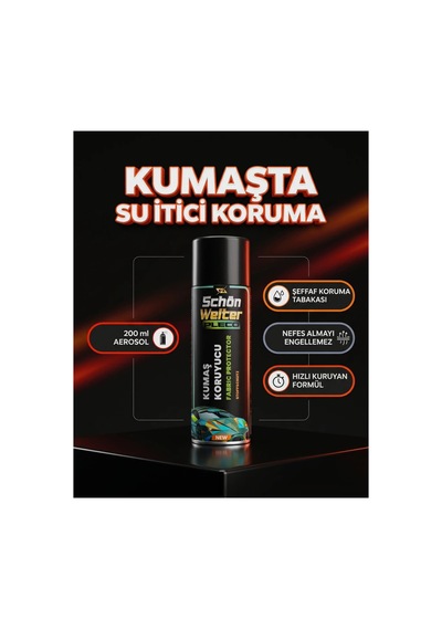 Koltuk Kumaş Su İtici Sprey 200 Ml Su Ve Leke Koruyucu - Pleco