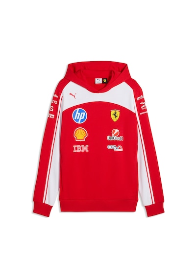 Puma Scuderıa Ferrarı Hp Replıca Unısex Kapüşonlu Sweatshırt 713825 01 Kırmızı