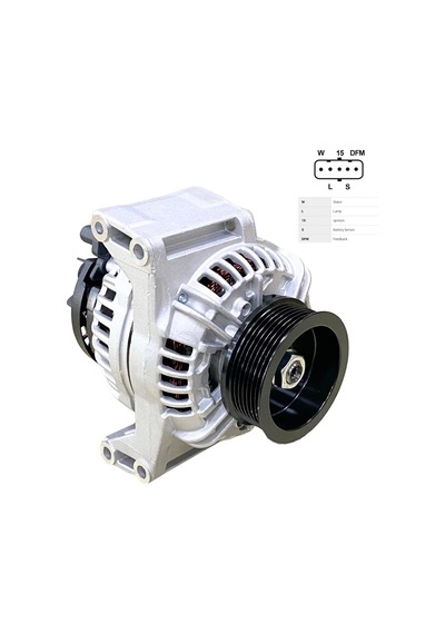 Bosch 24v Alternatör Dinamo 80a W-l-15-s-dfm Daf Cf85/xf105 Euro5