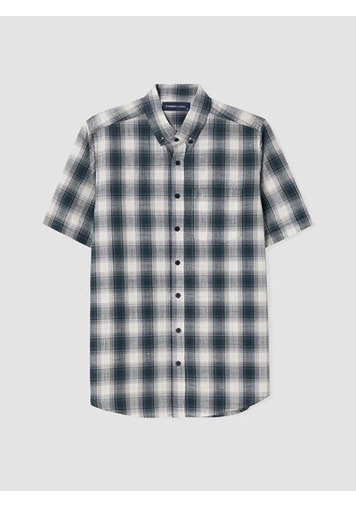 Lcwaıkıkı Classic Yeşil Regular Fit Ekose Poplin Erkek Gömlek