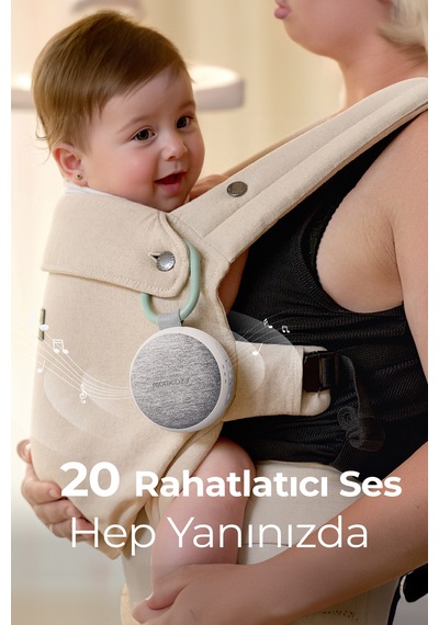 Momcozy Taşınabilir Beyaz Gürültü Makinesi-bebek Uyku Sesleri, 20 Ses