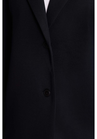 Defacto Standart Fıt Ceket Yaka Blazer Ceket G2228ax26spbk81 Siyah-bk81