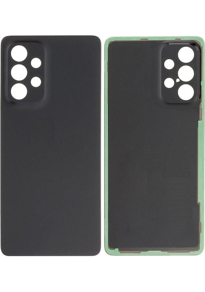 Samsung A53 Siyah Uyumlu Arka Kapak Batarya Kapağı Pil Kapağı Siyah