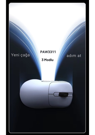 Aj179p Mc 3 Modlu 1000hz 12.000 Dpı Manyetik Şarj Istasyonlu Paw3311 Optik Sensör Gaming Mouse Diğer