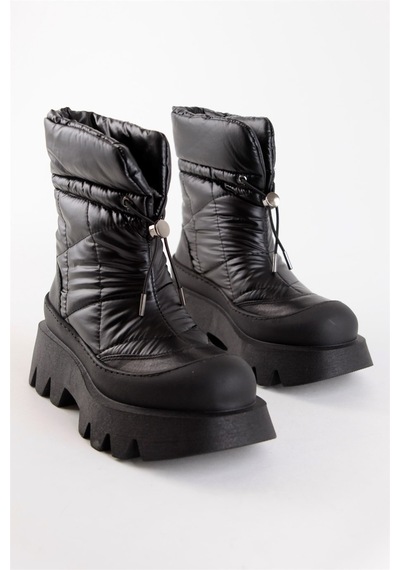 Bruno Shoes Bruno Siyah Su Geçirmez Kalın Tabanlı Kar Botu-siyah Siyah