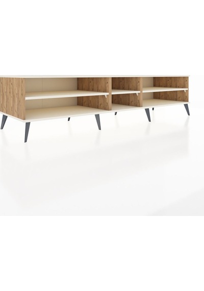 Kronos Tv Ünitesi 3 Raflı 220x59x51 Çam-aytaşı Aytası/aytası - Atlas Çam Kronos Tv Ünitesi 3 Raflı 220x59x51 Çam-aytaşı Aytası/aytası - Atlas Çam
