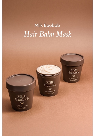 Argan Yağ İçeren, Yıpranmış Kuru Saçı Onaran Nemlendirici Saç Maskesi Mılk Baobab Hair Balm Mask