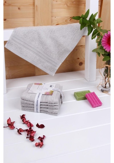 Baveno Indigo Ağacı Bitkisel Organik Boyama 6'lı 33x33 Havlu