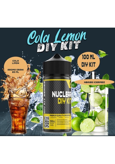 Nuclear 100 Ml Dıy Kit Cola Lemon Gıda Aroma 20 Ml Aroma İçerir