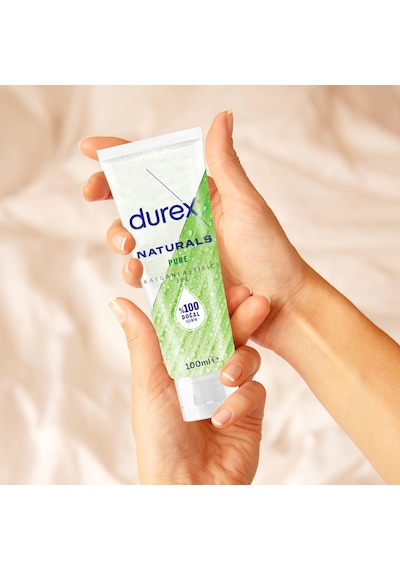 Durex Maraton Prezervatif 20'li + Naturals Pure Kayganlaştırıcı Jel 100 ML