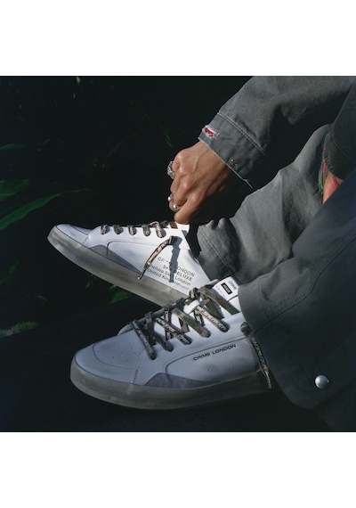 Sneaker Erkek 19108pp8.10 Crime London Sk8 Deluxe 10/c08k White Beyaz