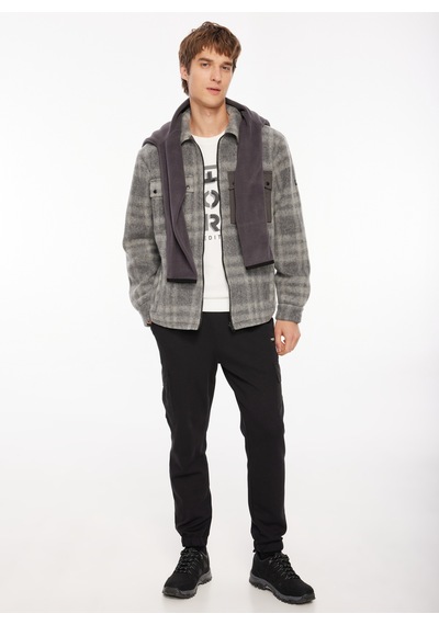 Discovery Expedition Siyah - Antrasit Erkek Relaxed Fit Kareli Mont D3wm-mnt6