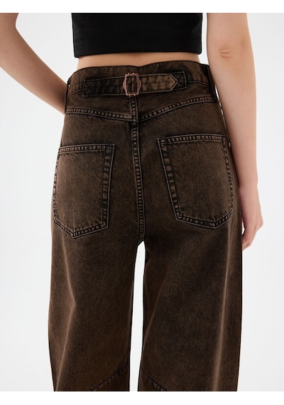 LOFT Baggy Regular Fit Kadın Pantolon Lf2041780 Q1.v1 Denim