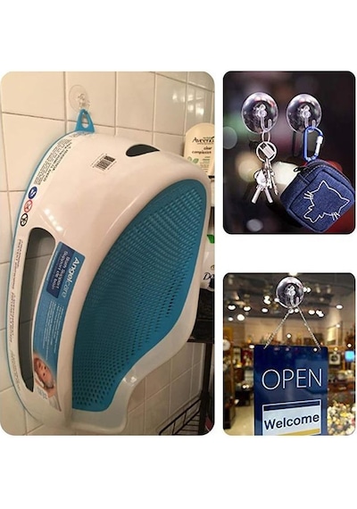 Askılı Vantuz Öpücük 3 Cm 3 Adet Kancalı Cam Vantuzu Cam Askısı Pvc Vantuz Mutfak Banyo Pencere Ve Kapı Camı Vantuzu