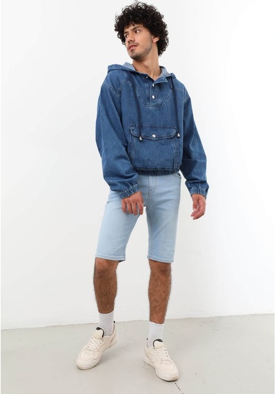 Keepout Erkek Jean Sweatshirt Koyu Mavi 001