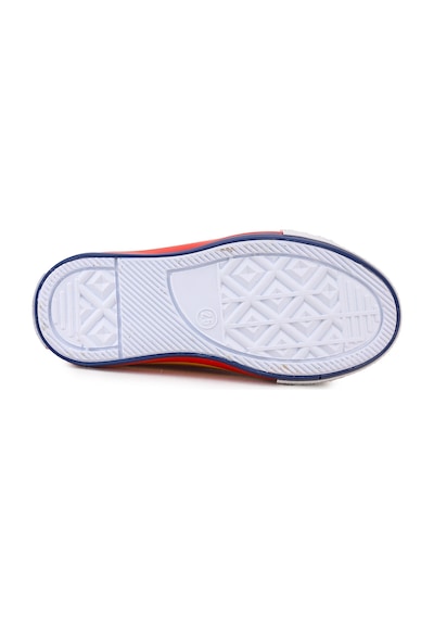 Kiko Kids Tinna Bağcıklı Erkek Bebek Keten Spor Ayakkabı Kırmızı
