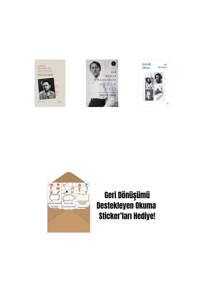 Nazım Hikmet İn Yolculuğu + Bir Roman Kahramanı Orhan Veli Ciltli + Şiir Hikâyeleri + Okuma Sticker'ları