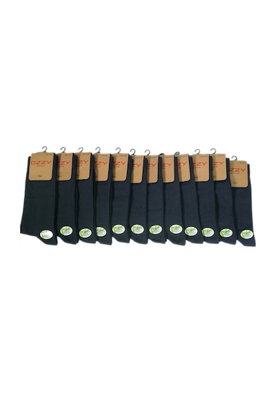 Ozzy Socks 12Li Bambu Füme Dikişsiz Erkek Soket Çorap-40 - 44 Füme