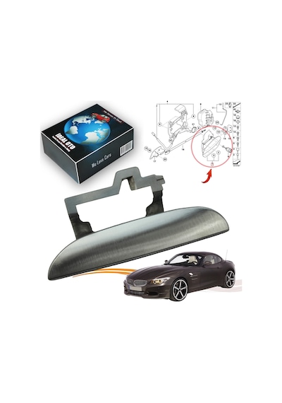 Bmw Z4 E86 2002-2009 Metal Sol Dış Kapı Kolu
