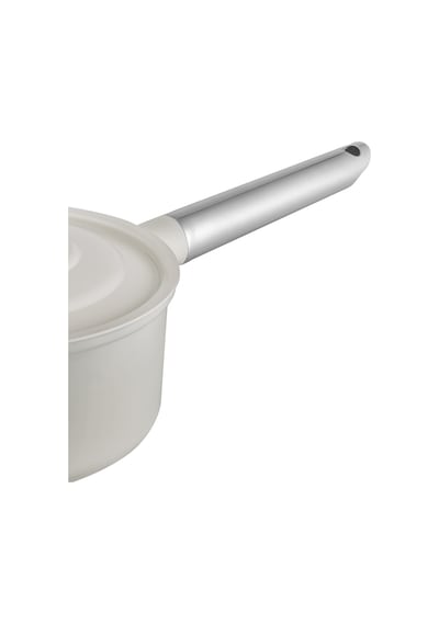 Madame Coco Vincenzo Döküm Alüminyum Sos Tenceresi - Gri/bej - 18 Cm 8684427212950 Çok Renkli