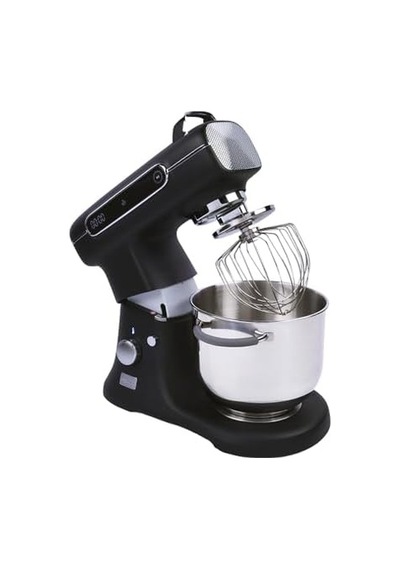 Gem Retro 7 L Stand Mikser 1500 W, Dayanıklı Döküm Alüminyum Gövde Siyah 002