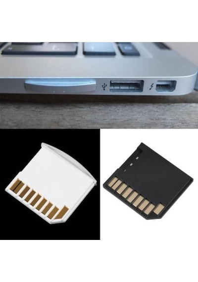 Apple Uyumlu MacBook Air Pro Micro Sd Hafıza Kartı Çevirici Adaptör Mini Driv