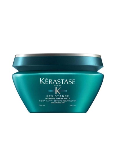 Tr Kerastase Resistance Therapiste Aşırı Yıpranmış Saçlar İçin Onarıcı Maske, 200 Ml Çiçekli Turkuaz