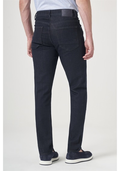 İmza Lacivert 5 Cep Slim Fit Pamuklu Denim Pantolon 1023260164