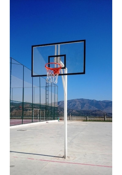 Adelinspor Basketbol Potası Sabit Çember 105x180 20 MM Cam Panya