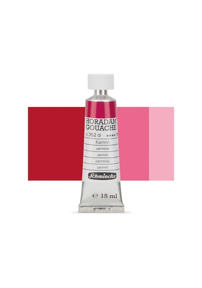 Schmincke Horadam Gouache Artist Guaj Boya 15 Ml Seri 3 352 Carmine Çok Renkli
