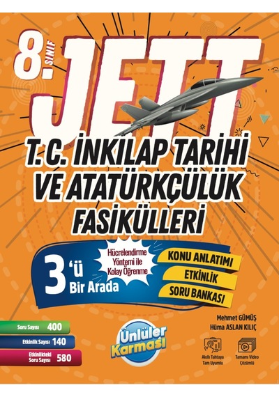 8.sınıf Jett Tc İnkılap Tarihi Ve Atatürkçülük Fasikülleri -3 Fragman Deneme